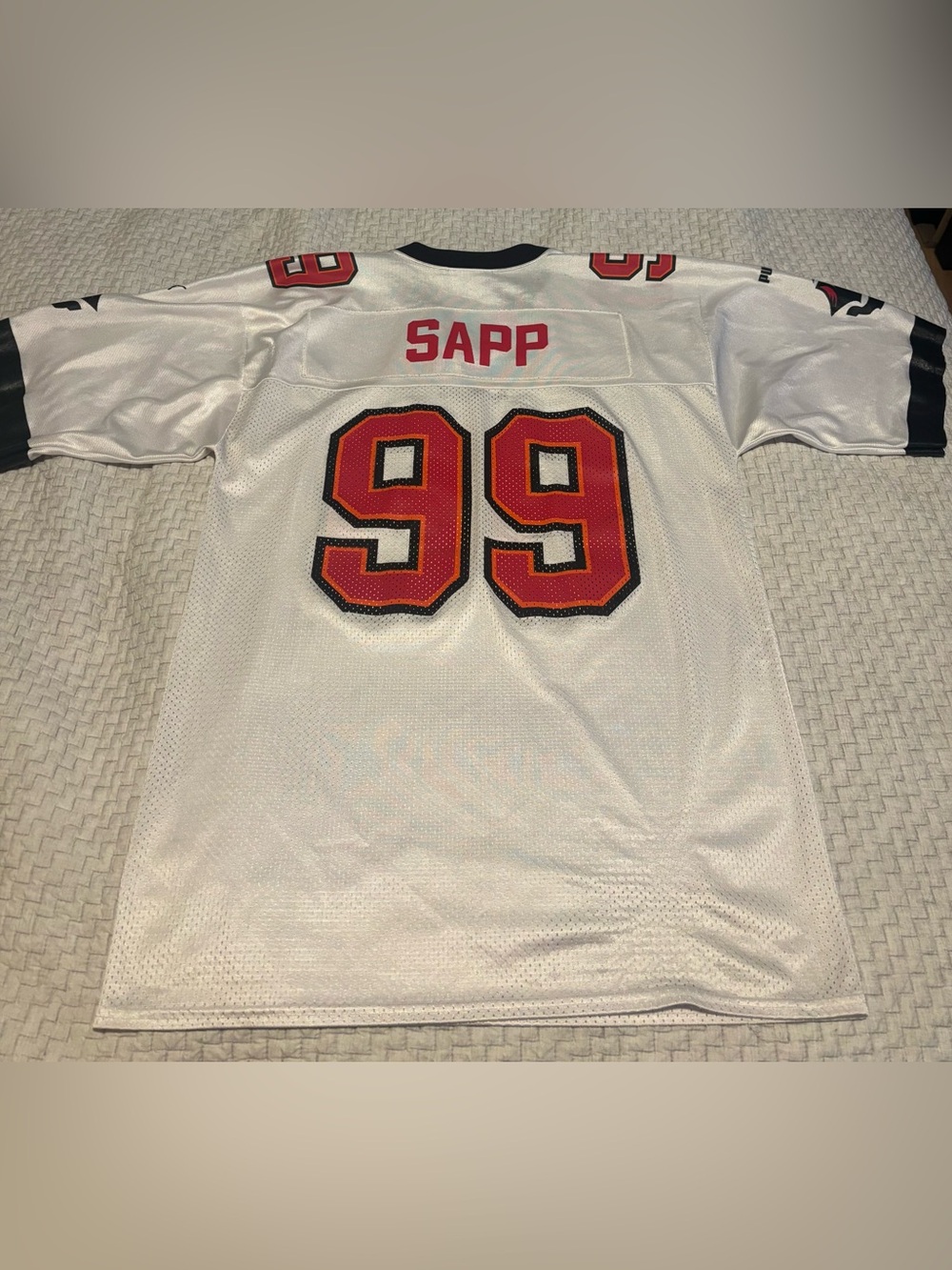 Vintage Warren Sapp #99 Tampa Bay Buccaneers NFL Football Jersey Size M Puma Tag - Picture 3 of 8
